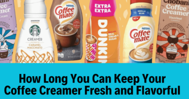 Ho long you can keep your coffee creamer fresh and flavorful